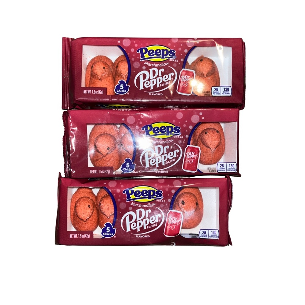 Peeps Dr Pepper Marshmallow Chicks - Red